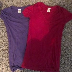 PINK v-necks